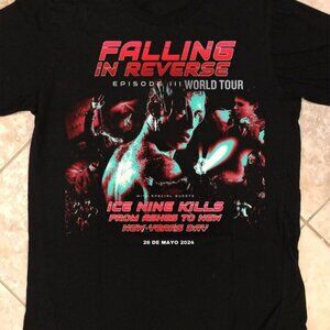 Falling In Reverse T-Shirt Tour 2024 Rock Band Music Fan Graphic Unisex 81